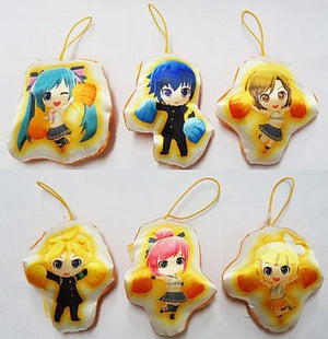 All 6 Types Set Mascot Cleaner Vol.3 Hatsune Miku and Future Stars Project mirai Key Ring [USED]