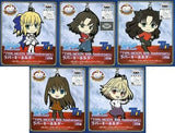 All 5 Types Set TYPE-MOON 10th Anniversary Rubber Keychain Kyun Chara Illustrations Key Ring [USED]