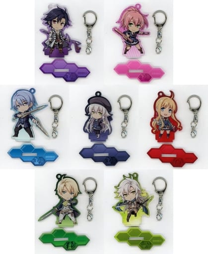 Lin Schwarzer, etc. The Legend of Heroes: Trails of Cold Steel 2Way Acrylic Key Chain Collection Vol.3 All 7 Types Set Key Ring [USED]