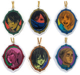 All 6 Types Set Attack on Titan Exhibition FINAL Childhood Collection Charm Charm [USED]