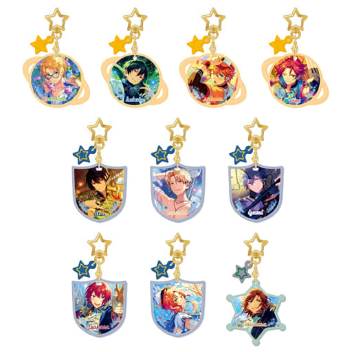 Subaru Akehoshi, etc. Ensemble Stars! Star Key Chain Collection Unit Ver. Part 3 All 10 Types Set Key Ring [USED]