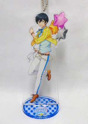 Hokuto Hidaka TV Anime Ensemble Stars! Big Acrylic Stand Key Chain animate cafe Limited Key Ring [USED]