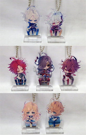 Newly Drawn Chibi Chara Acrylic Stand Keychain 7 Set Switch Soft Piofiore: Fated Memories -ricordo - Special Stella Set Included Bonus Single Item Key Ring [USED]