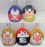 The iDOLM@STER Million Live! Easter Egg Style Beads Cushion Strap 5 Types Set THE IDOLM @ STER 765 MILLIONSTARS HOTCHPOTCH FESTIV @ L !! Key Ring [USED]