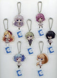 Acrylic Figure Keychain Set 7 Pieces E School Life C96 Goods Key Ring [USED]