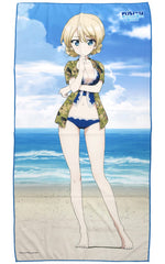 Darjeeling Girls und Panzer das Finale Part 2 Microfiber Beach Towel Girls und Panzer Summer 2019 Limited Towel [USED]