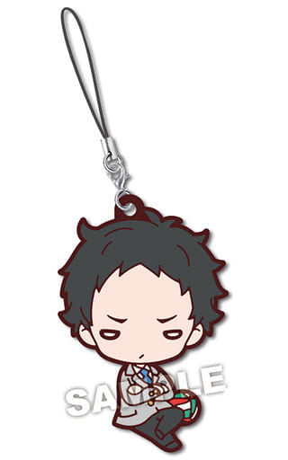 Keiji Akaashi Haikyu!! Nitotan Fukuroudani Gakuen High School Uniform Rubber Mascot Key Ring [USED]