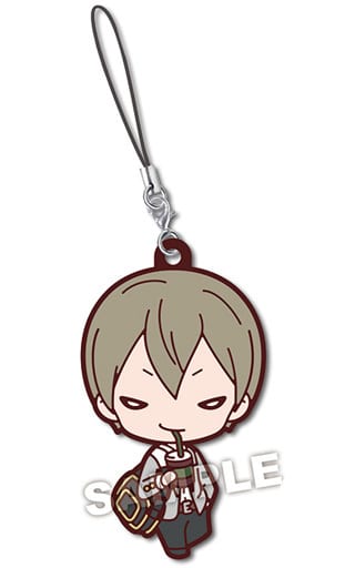 Akinori Konoha Haikyu!! Nitotan Fukuroudani Gakuen High School Uniform Rubber Mascot Key Ring [USED]