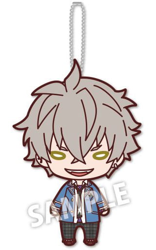 Koga Ogami Ensemble Stars! Nitotan Plush Toy with Ball Chain Key Ring [USED]