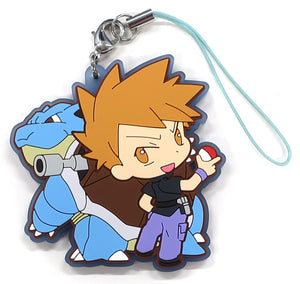 Green & Blastoise Pokemon Rubber Strap Collection Pokemon Trainers Pokemon Center Limited Key Ring [USED]