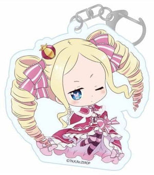 Beatrice Re:ZERO -Starting Life in Another World- Petitchoko Acrylic Key Chain Key Ring [USED]