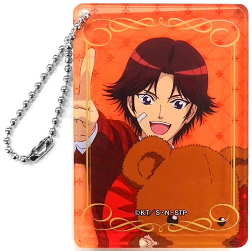 Eiji Kikumaru The New Prince of Tennis Square Acrylic Keychain Collection Birthday B Key Ring [USED]