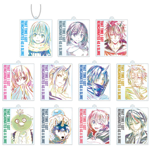 Rimuru Tempest, etc. That Time I Got Reincarnated as a Slime Ani-Art Trading Acrylic Key Chains Vol.2 All 11 Types Set Key Ring [USED]