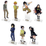 All 7 Types Set Demon Slayer: Kimetsu no Yaiba Consistent Middle and High school !! Kimetsu Gakuen Monogatari x ufotable cafe Random Acrylic Stand Acrylic Stand [USED]