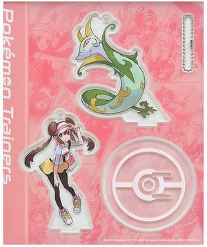 May & Serperior Acrylic Stand Keychain Pokemon Trainers Pokemon Pokemon Center Limited Key Ring [USED]