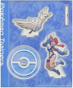 Skyla & Swanna Acrylic Stand Keychain Pokemon Trainers Pokemon Pokemon Center Limited Key Ring [USED]