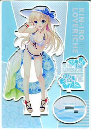 Sylvie Acrylic Character Stand Kiniro Loveriche -Golden Time- SAGA PLANETS Shop Illustration Exhibition Goods Acrylic Stand [USED]