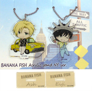 Ash & Eiji NY ver. SD Acrylic Stand 2 Set Banana Fish Travel Goods Acrylic Stand [USED]