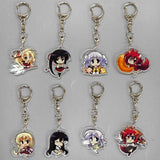 All 8 Types Set Amairo Islenauts Acrylic Keychain Collection Yuzu Soft Shop Limited Key Ring [USED]