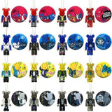 All 16 Types Set Hypnosis Mic: Division Rap Battle x BE@RBRICK Key Ring [USED]