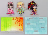 Megumi & Eriri & Utaha Acrylic Diorama Set Saekano the Movie: Finale Kyoto International Manga Anime Fair 2019 Kyoto Mafu Goods Acrylic Stand [USED]