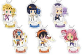 All 6 Types Set JoJo's Bizarre Adventure: Golden Wind Jojo's Pita Pata Pop Stand Mini Acrylic Keychain Key Ring [USED]