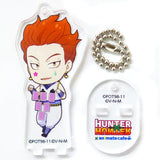 Hisoka Morow HUNTER x HUNTER Zoldyck Family Trading Acrylic Stand Keychain animate cafe Limited Key Ring [USED]