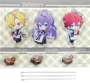 Matenro Soft Clear Ball Chain Set 3 Set A Hypnosis Mic: Division Rap Battle in SWEETS PARADISE round3 Key Ring [USED]