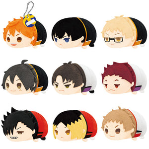 All 9 Type Set Mochi Mochi Mascot Haikyu!! vol.1 Key Ring  [USED]