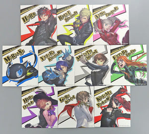 All 10 Types Set Sega Collaboration Cafe Persona 5 The Royal Art Panel Phantom Thief ver. Other-Goods [USED]