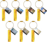 All 7 Types Set Banana Fish Memorial Plate Collection Key Ring [USED]