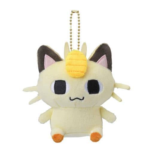 Meowth Pokemon Mascot 24 Hours Pokemon Chu Pokemon Center Limited Key Ring [USED]