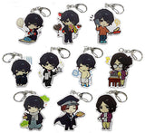 All 10 Types Set Toraware no Palm Refrain Trading Acrylic Keychain Vol.2 E-Capcom Limited Key Ring [USED]