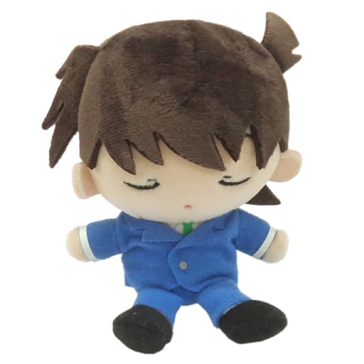 Shinichi Kudo Detective Conan / Detective Conan: Zero's Tea Time / Detective Conan: The Culprit Hanazawa Sitting Plush Toy Simultaneous Release of 3 Works Service For All Applicants Key Ring [USED]