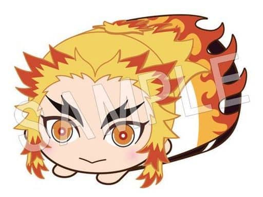Kyojuro Rengoku Demon Slayer: Kimetsu no Yaiba Mochikororin Plush Mascot Key Ring [USED]