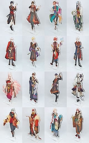 All 16 Types Set Acrylic Stand Ichiban Kuji Idolish7 -Ayakashi Mangekyo Karatogaokuri- Prize T Acrylic Stand [USED]