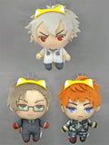 All 3 Types Set Hypnosis Mic x Rascal Plush -MAD TRIGGER CREW- Hypnosis Mic: Division Rap Battle Key Ring [USED]