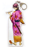 Shinsuke Takasugi Gintama Acrylic Key Chain Big J-World Kacho Fugetsu Limited Key Ring [USED]