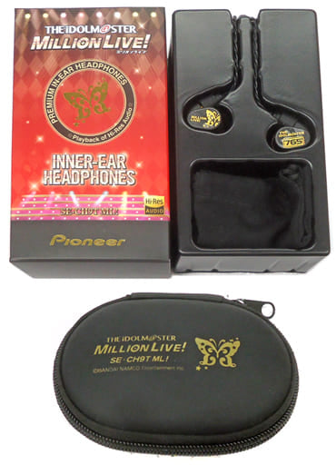 Logo THE iDOLM＠STER Million Live! Inner Ear Headphones SE-CH9T ML! Headphones [USED]