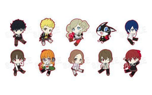 All 10 Types Set Persona 5 The Royal Petanko Trading Rubber Strap Key Ring [USED]