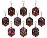 All 10 Types Set Persona 5 The Royal Acrylic Keychain 01. Graph Art Design Key Ring [USED]