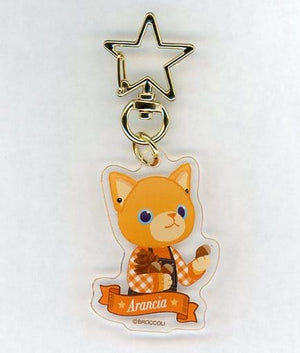 Arancia Jinguji Ren Uta no Prince sama PRINCE CAT ENJOY PICNIC Trading Acrylic Keychain Cafe Limited Key Ring  [USED]