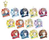 All 13 Types Set Ensemble Stars! Traiding Ani-Art Acrylic Keychain Ver.B Key Ring [USED]