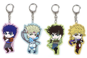 Acrylic Keychains 4 Types Set JoJo's Bizarre Adventure Jojo Set C93 Single item Key Ring [USED]