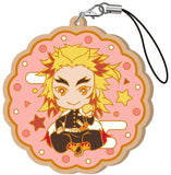 Kyojuro Rengoku Demon Slayer: Kimetsu no Yaiba Tojicolle Cookie Rubber Charm Vol.3 B Key Ring [USED]