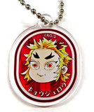 Kyojuro Rengoku Demon Slayer: Kimetsu no Yaiba Special Acrylic Charm Jump Festa 2020 Limited Nezuko's Bean Confectionery Bundled Items Charm [USED]