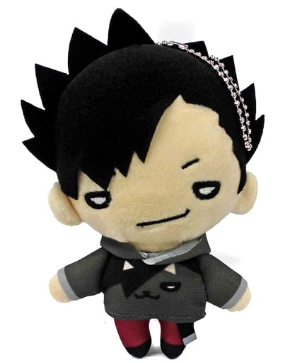 Tetsuro Kuroo Plain Clothes Haikyu!! TO THE TOP Nitotan Plush Toy with Ball Chain Jump Festa 2020 Limited Key Ring [USED]