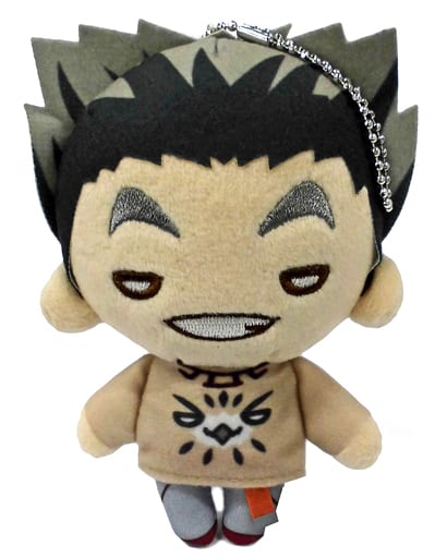 Kotaro Bokuto Plain Clothes Haikyu!! TO THE TOP Nitotan Plush Toy with Ball Chain Jump Festa 2020 Limited Key Ring [USED]