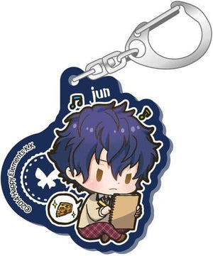 Jun Sazanami Ensemble Stars! Acrylic Keychain Collection Part 4 Key Ring [USED]