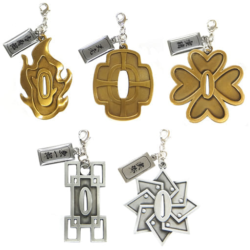 Kyojuro Rengoku, etc. Demon Slayer: Kimetsu no Yaiba Sword Guard Charm Collection 2nd All 5 Types Set Key Ring [USED]